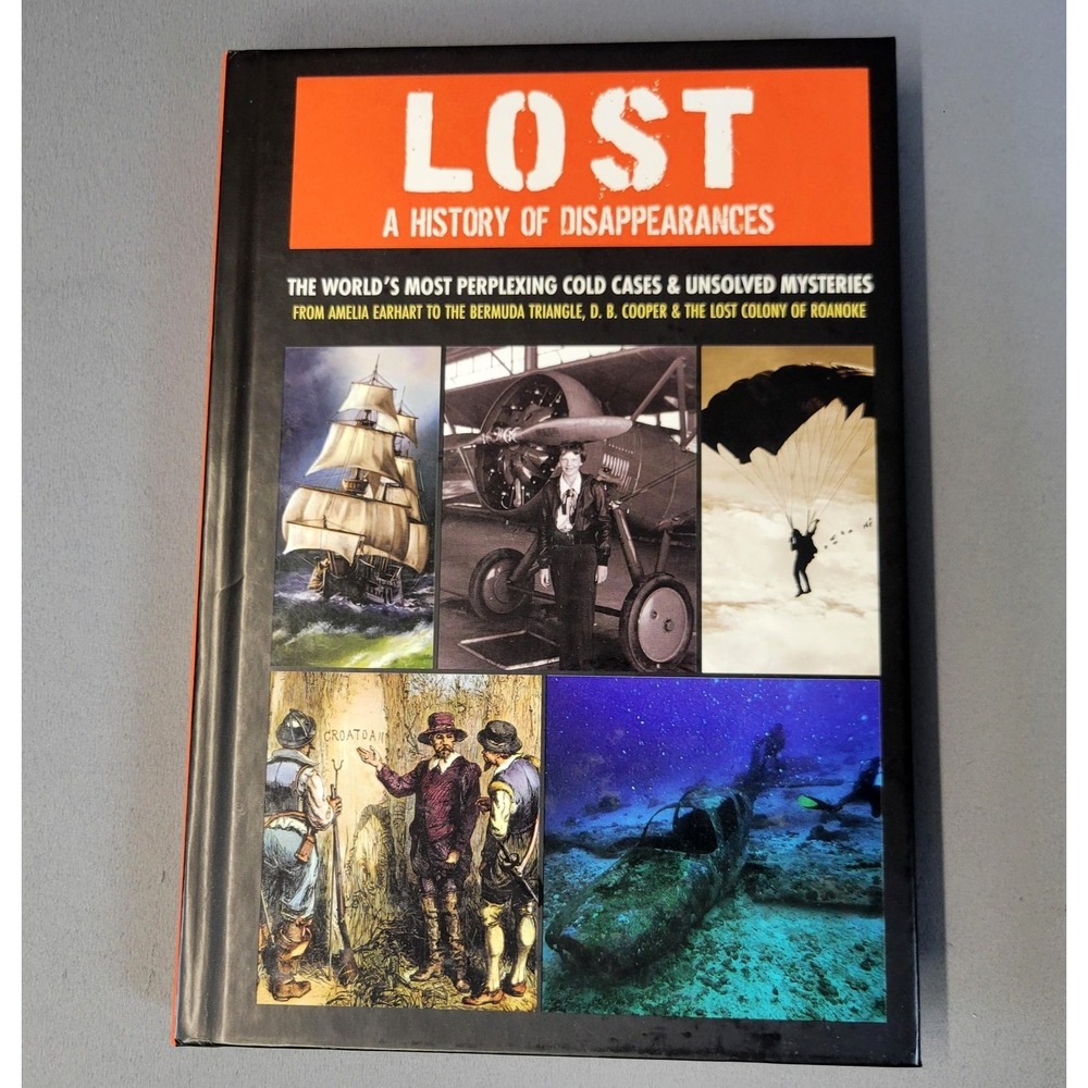 Cider Mill Press Lost A History of Disappearances True Crime Hardcover Book